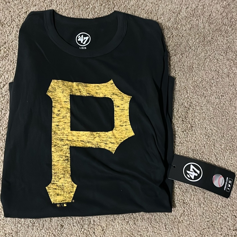 Pirates ‘47 Brand Adult T-Shirt, NWT - Picture 1 of 4